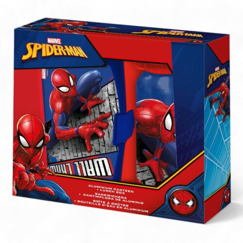 Gourde Aluminum + boîte à sandwich SPIDERMAN