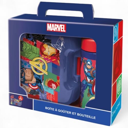 Assortiment de Gourde 420mL et Lunchbox 800 mL - Avengers