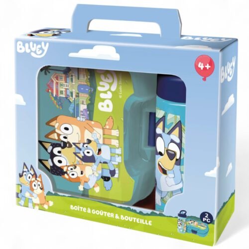 Assortiment de Gourde 420mL et Lunchbox 800 mL - Bluey