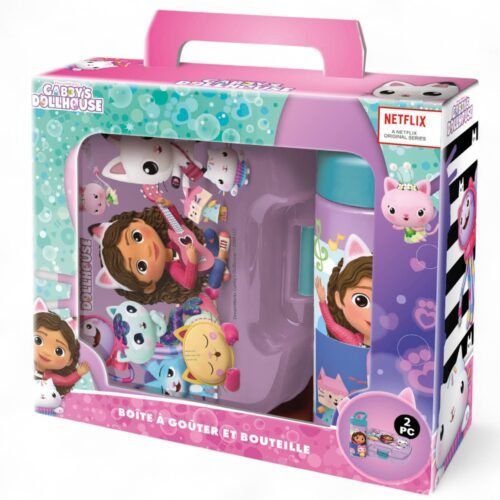 Assortiment de Gourde 420mL et Lunchbox 800 mL  - Gabby et la Maison magique