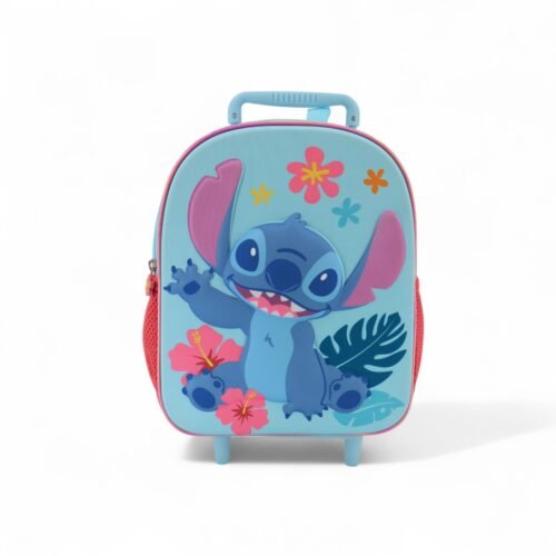 Sac à dos à roulettes 3D Lilo et Stitch