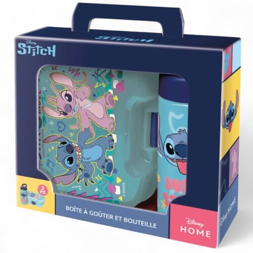Assortiment de Gourde 420mL et Lunchbox 800 mL - Lilo et Stitch