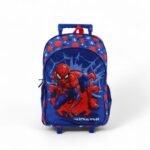 Sac à dos à roulettes 43cm 3 compartiments Spiderman