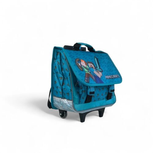 Cartable à roulettes 38 cm MINECRAFT 38x31x16cm – Image 2