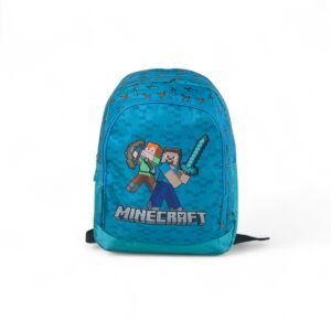 Sac à dos 2 Compartiments MINECRAFT 38x30x16cm
