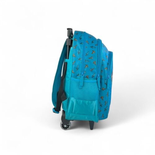 Sac à dos à roulettes 43cm 3 compartiments MINECRAFT 43x30x20cm – Image 3